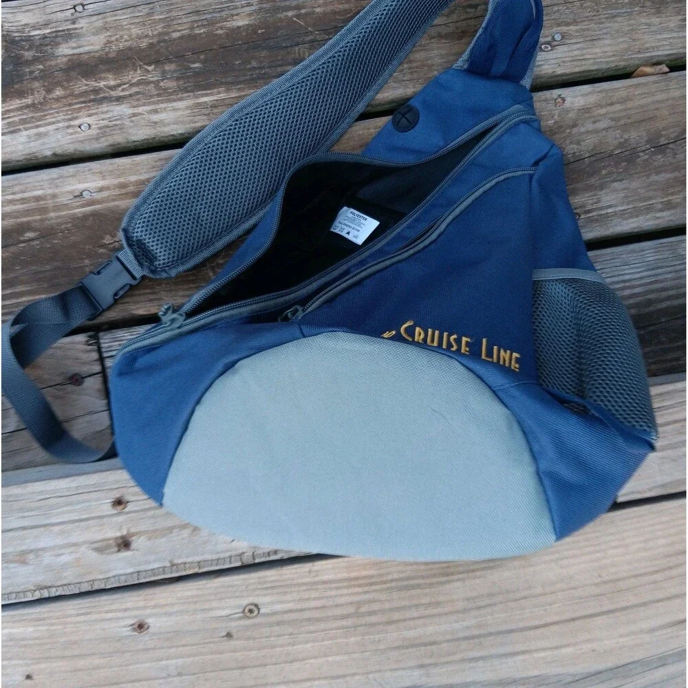Disney Cruise Line Castaway Club Bag Over The Shoulder Backpack Style Embroidery